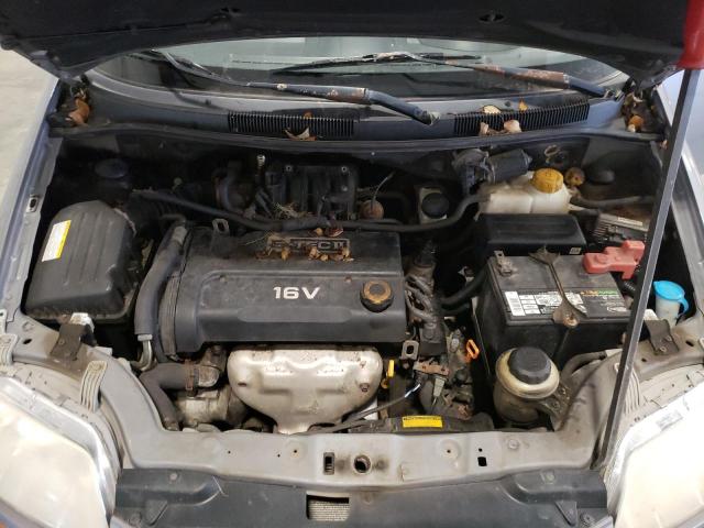 KL1TD66677B779676 - 2007 CHEVROLET AVEO BASE Сұр фото 11