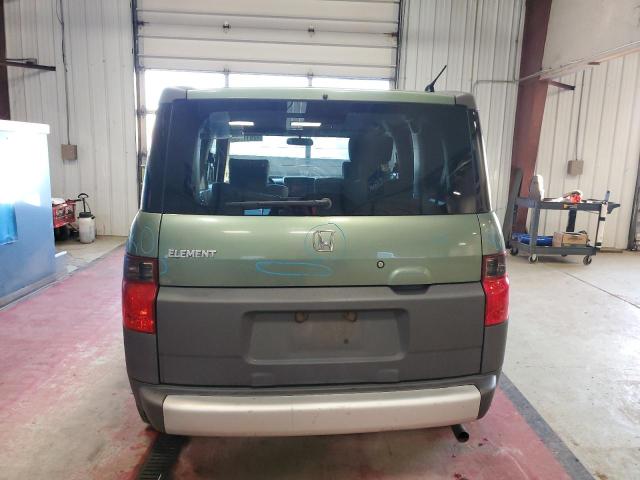 5J6YH285X3L039392 - 2003 HONDA ELEMENT EX GREEN photo 6