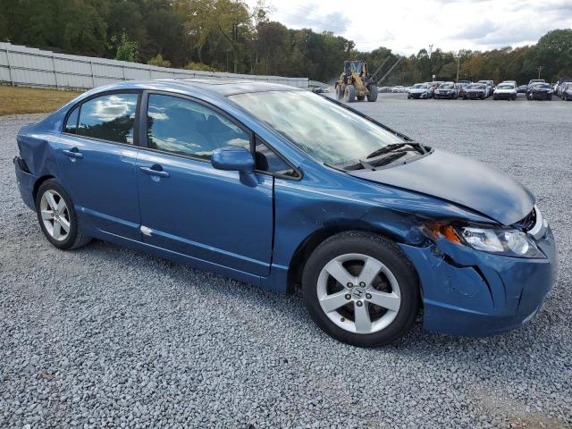 1HGFA16808L000862 - 2008 HONDA CIVIC EX BLUE photo 4