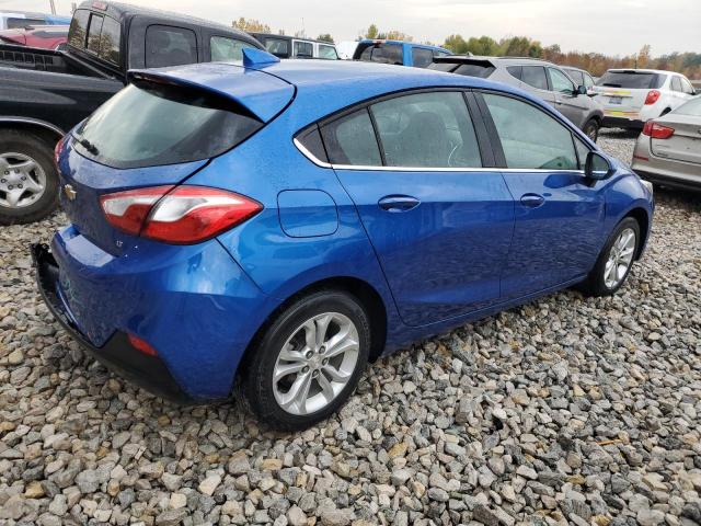 3G1BE6SM8KS547552 - 2019 CHEVROLET CRUZE LT BLUE photo 3