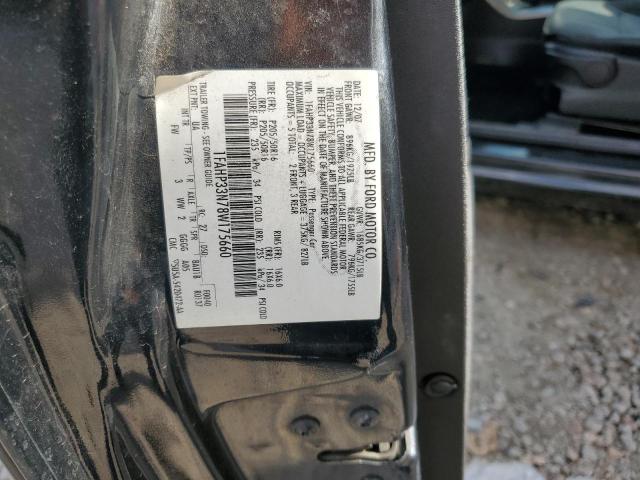 1FAHP33N78W175660 - 2008 FORD FOCUS SE BLACK photo 12