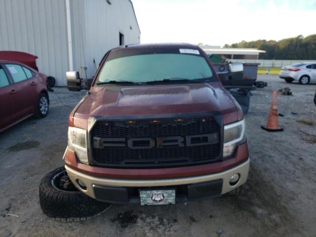 1FTPW12V49FB31650 - 2009 FORD F-150 LARI SUPERCREW BURGUNDY photo 5