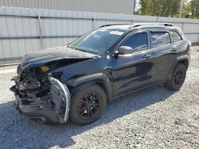 1C4PJMBX1MD177426 - 2021 JEEP CHEROKEE TRAILHAWK BLACK photo 1