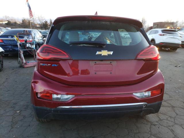 1G1FW6S05H4176080 - 2017 CHEVROLET BOLT EV LT BURGUNDY photo 6