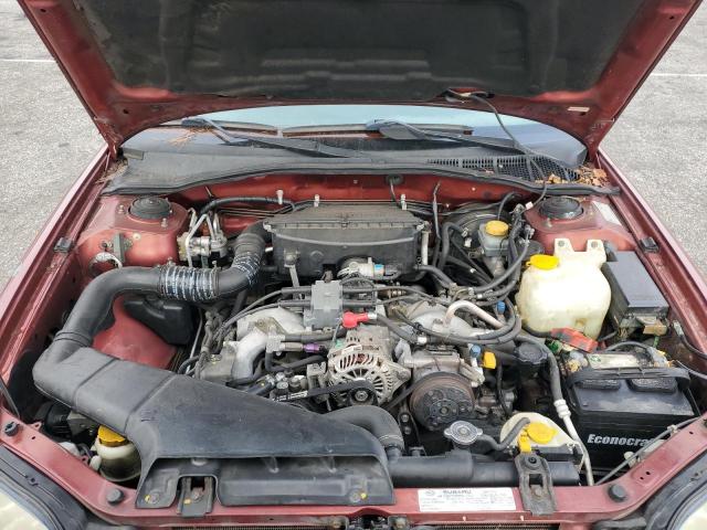 4S3BH675627645378 - 2002 SUBARU LEGACY OUTBACK AWP 红色 照片 11