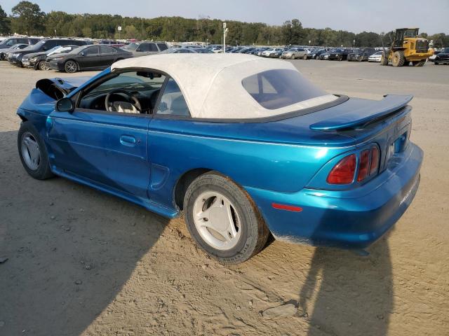 1FALP444XSF180347 - 1995 FORD MUSTANG BLUE photo 2