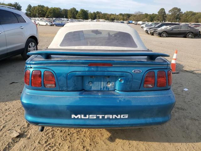 1FALP444XSF180347 - 1995 FORD MUSTANG BLUE photo 6