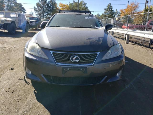 JTHCK262185019035 - 2008 LEXUS IS 250 GRAY photo 5