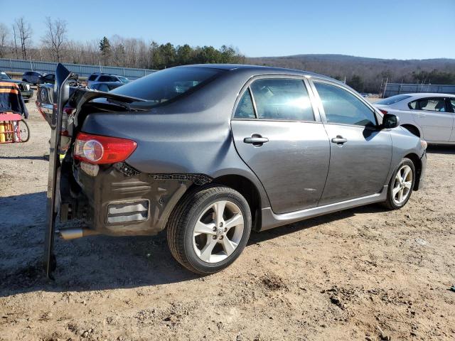 2T1BU4EE5BC638827 - 2011 TOYOTA COROLLA S GRAY photo 3