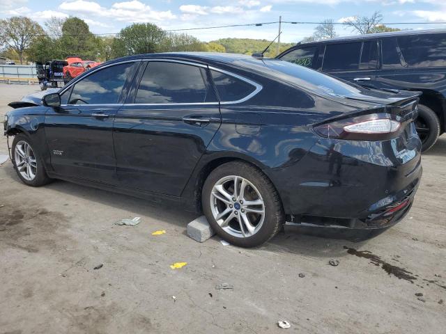 3FA6P0SU2GR132019 - 2016 FORD FUSION TITANIUM PHEV BLACK photo 2