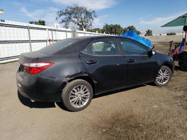 5YFBURHE7FP270973 - 2015 TOYOTA COROLLA L BLACK photo 3