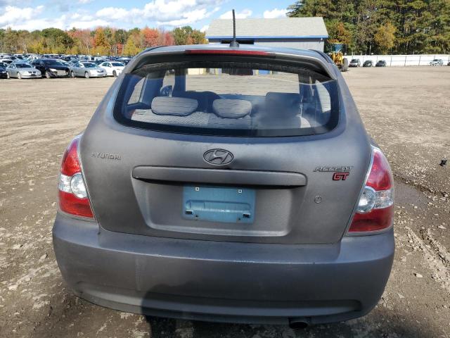 KMHCM36C39U138346 - 2009 HYUNDAI ACCENT GS GRAY photo 6