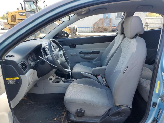 KMHCM36C39U138346 - 2009 HYUNDAI ACCENT GS GRAY photo 7