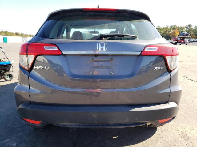 3CZRU6H33KG719085 - 2019 HONDA HR-V LX GRAY photo 6