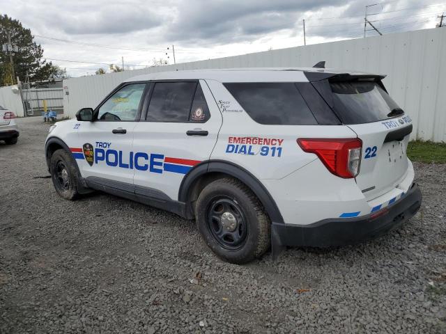 1FM5K8AB2LGB83911 - 2020 FORD EXPLORER POLICE INTERCEPTOR WHITE photo 2