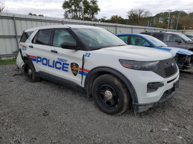 1FM5K8AB2LGB83911 - 2020 FORD EXPLORER POLICE INTERCEPTOR WHITE photo 4