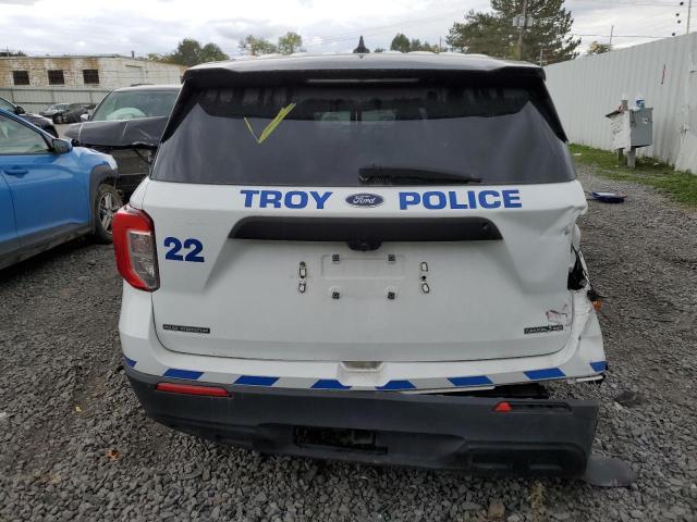 1FM5K8AB2LGB83911 - 2020 FORD EXPLORER POLICE INTERCEPTOR WHITE photo 6