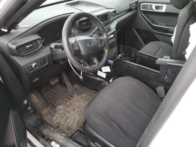 1FM5K8AB2LGB83911 - 2020 FORD EXPLORER POLICE INTERCEPTOR WHITE photo 8