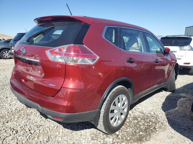 JN8AT2MV0GW153924 - 2016 NISSAN ROGUE S RED photo 3