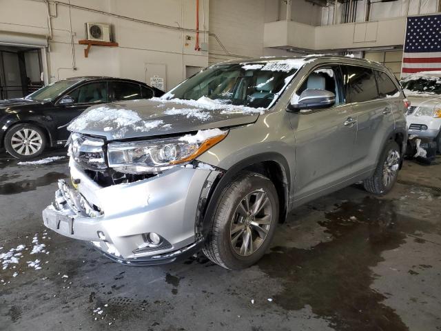 5TDJKRFH5FS189136 - 2015 TOYOTA HIGHLANDER XLE SILVER photo 1