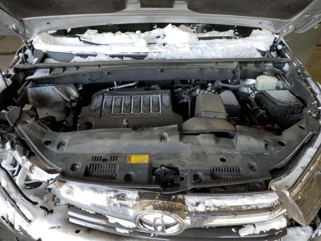 5TDJKRFH5FS189136 - 2015 TOYOTA HIGHLANDER XLE SILVER photo 12