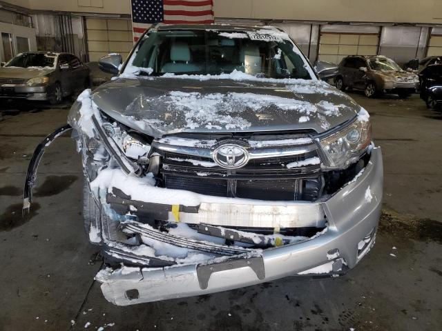 5TDJKRFH5FS189136 - 2015 TOYOTA HIGHLANDER XLE SILVER photo 5