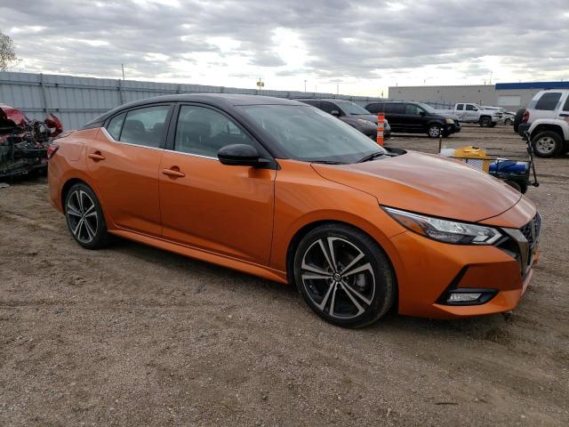 3N1AB8DV0LY241167 - 2020 NISSAN SENTRA SR ORANGE photo 4