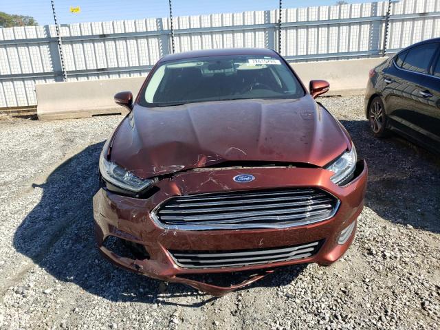 3FA6P0HDXGR243229 - 2016 FORD FUSION SE MAROON photo 5