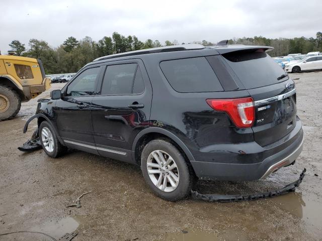 1FM5K7D81GGA05973 - 2016 FORD EXPLORER XLT BLACK photo 2