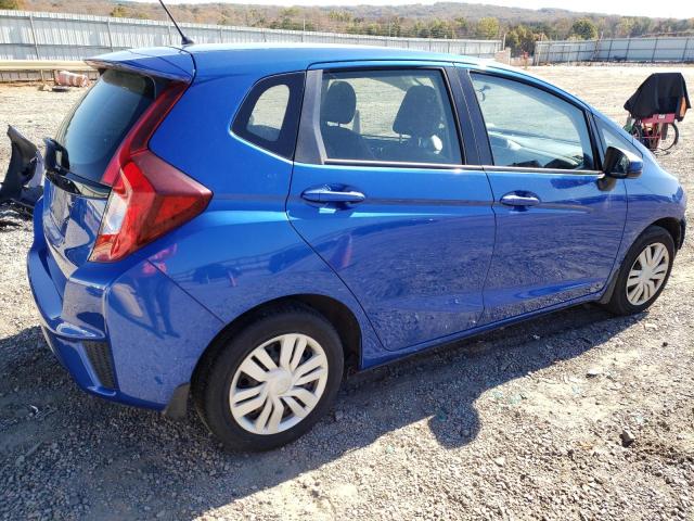 JHMGK5H52HS000585 - 2017 HONDA FIT LX BLUE photo 3