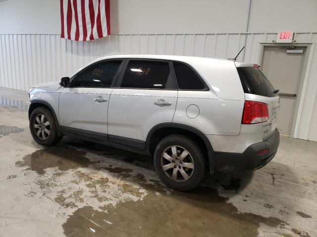 5XYKT3A14BG087424 - 2011 KIA SORENTO BASE SILVER photo 2