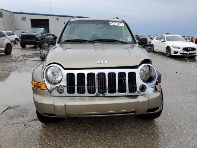 1J4GK58K37W705677 - 2007 JEEP LIBERTY LIMITED GOLD photo 5