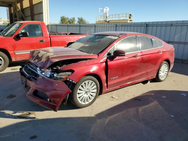 3FA6P0LU4ER252366 - 2014 FORD FUSION SE HYBRID RED photo 1