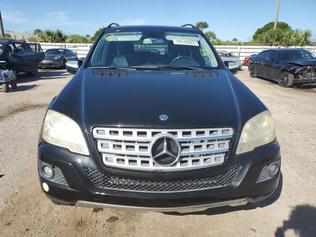 4JGBB8GB2AA556875 - 2010 MERCEDES-BENZ ML 350 4MATIC BLACK photo 5