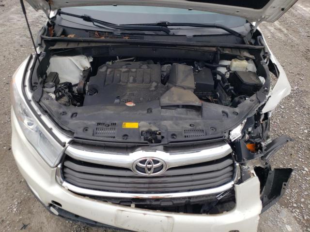 5TDJKRFH6GS275962 - 2016 TOYOTA HIGHLANDER XLE Blanco foto 12