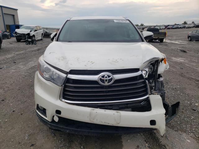 5TDJKRFH6GS275962 - 2016 TOYOTA HIGHLANDER XLE Blanco foto 5