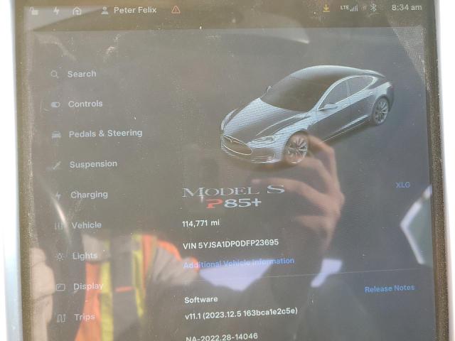 5YJSA1DP0DFP23695 - 2013 TESLA MODEL S Թիրկույզ լուսանկար 9