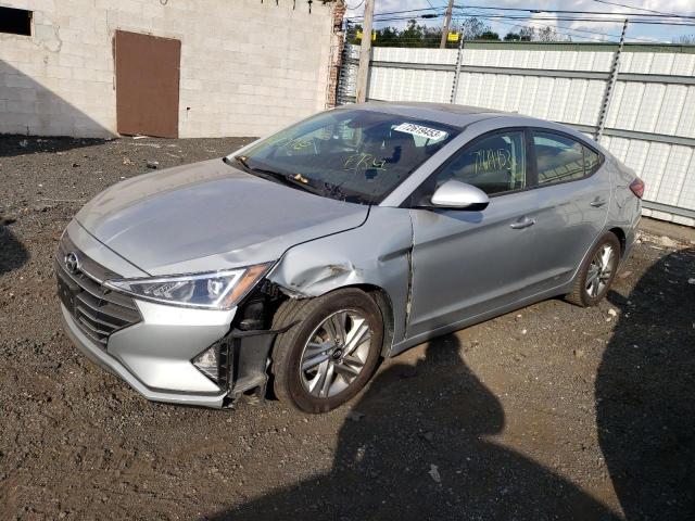 KMHD84LF7LU928771 - 2020 HYUNDAI ELANTRA SEL GRAY photo 1