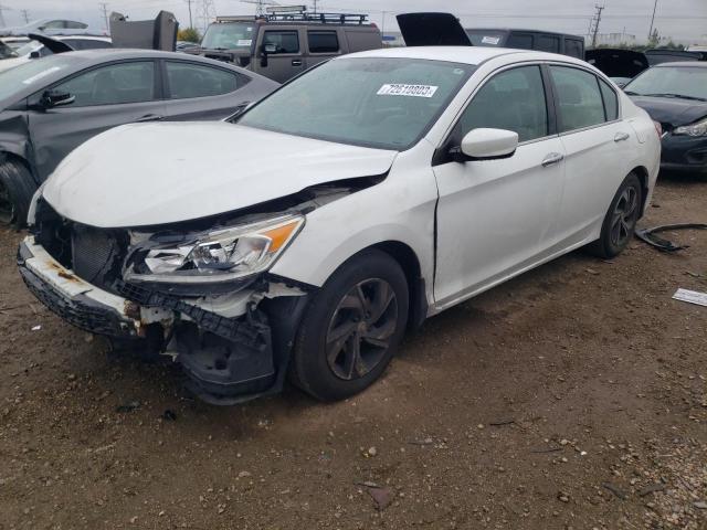 1HGCR2F36HA011737 - 2017 HONDA ACCORD LX WHITE photo 1