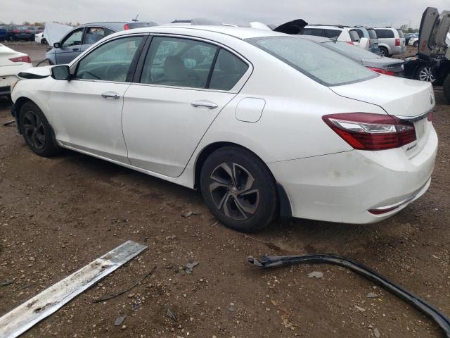 1HGCR2F36HA011737 - 2017 HONDA ACCORD LX WHITE photo 2