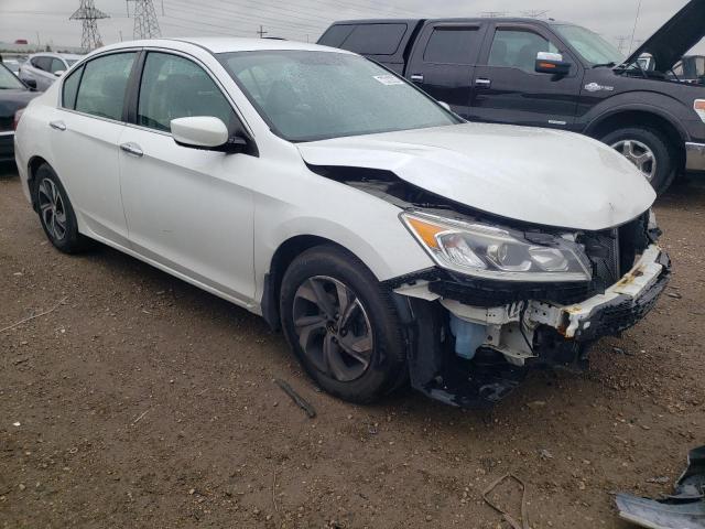 1HGCR2F36HA011737 - 2017 HONDA ACCORD LX WHITE photo 4