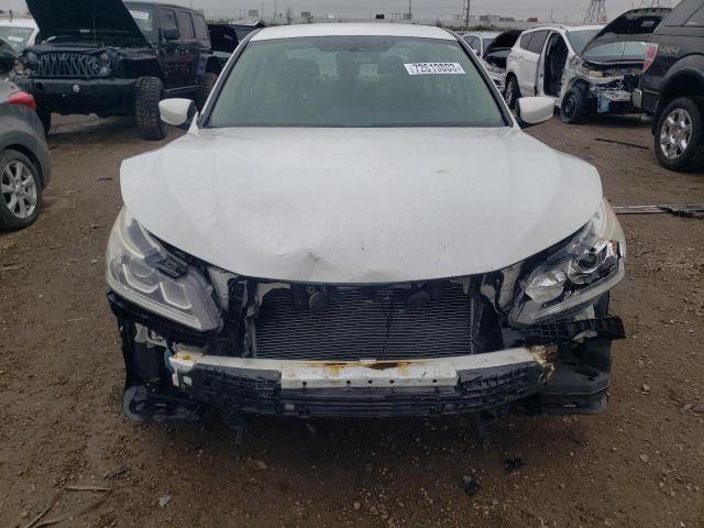 1HGCR2F36HA011737 - 2017 HONDA ACCORD LX WHITE photo 5