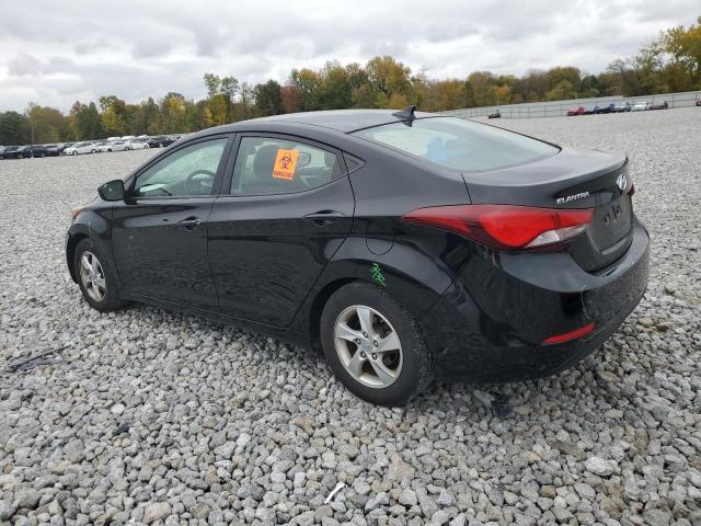 KMHDH4AEXEU087218 - 2014 HYUNDAI ELANTRA SE BLACK photo 2