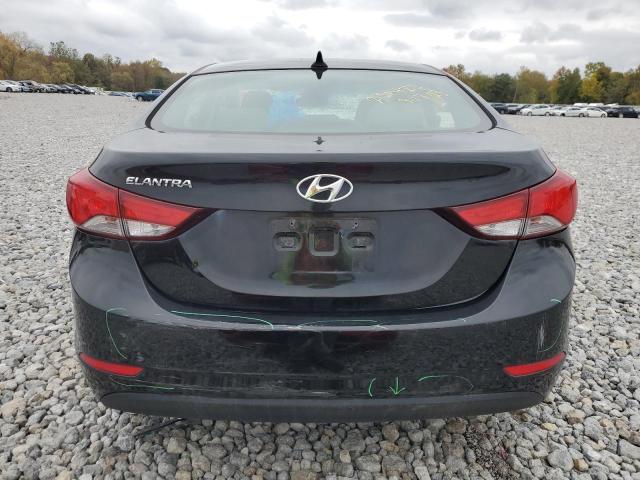 KMHDH4AEXEU087218 - 2014 HYUNDAI ELANTRA SE BLACK photo 6