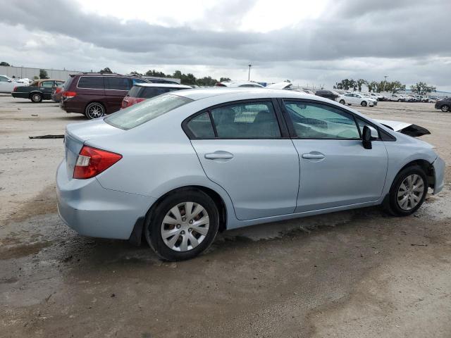 2HGFB2F57CH580450 - 2012 HONDA CIVIC LX BLUE photo 3