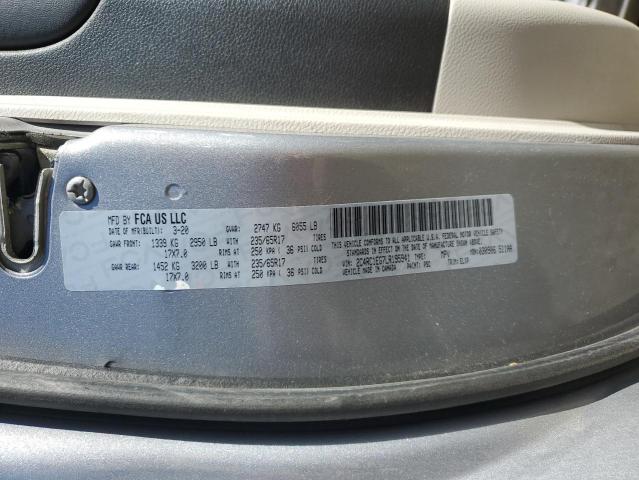 2C4RC1EG7LR195941 - 2020 CHRYSLER PACIFICA TOURING L PLUS SILVER photo 13