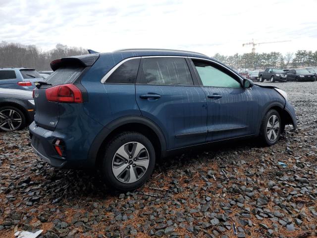 KNDCB3LC9N5509366 - 2022 KIA NIRO LX BLUE photo 3