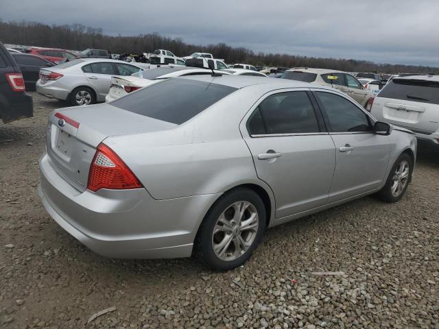 3FAHP0HGXCR305757 - 2012 FORD FUSION SE SILVER photo 3