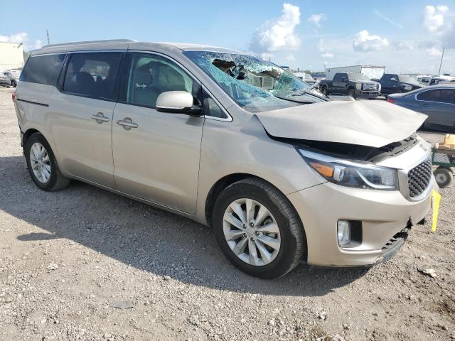 KNDMC5C19G6145863 - 2016 KIA SEDONA EX BEIGE photo 4