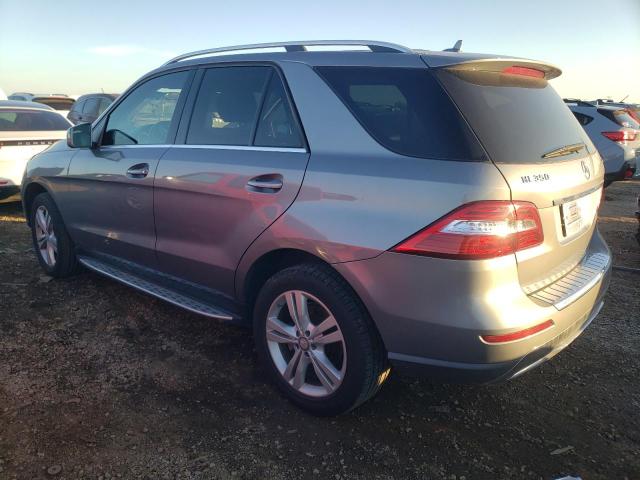 4JGDA5HB6EA273572 - 2014 MERCEDES-BENZ ML 350 4MATIC GRAY photo 2